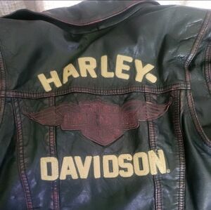 Harley Davidson  Women's LIMITED EDITION Leather Riding Jacket. SOFT LEATHER